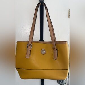 Giani Bernini yellow handbag, Never used